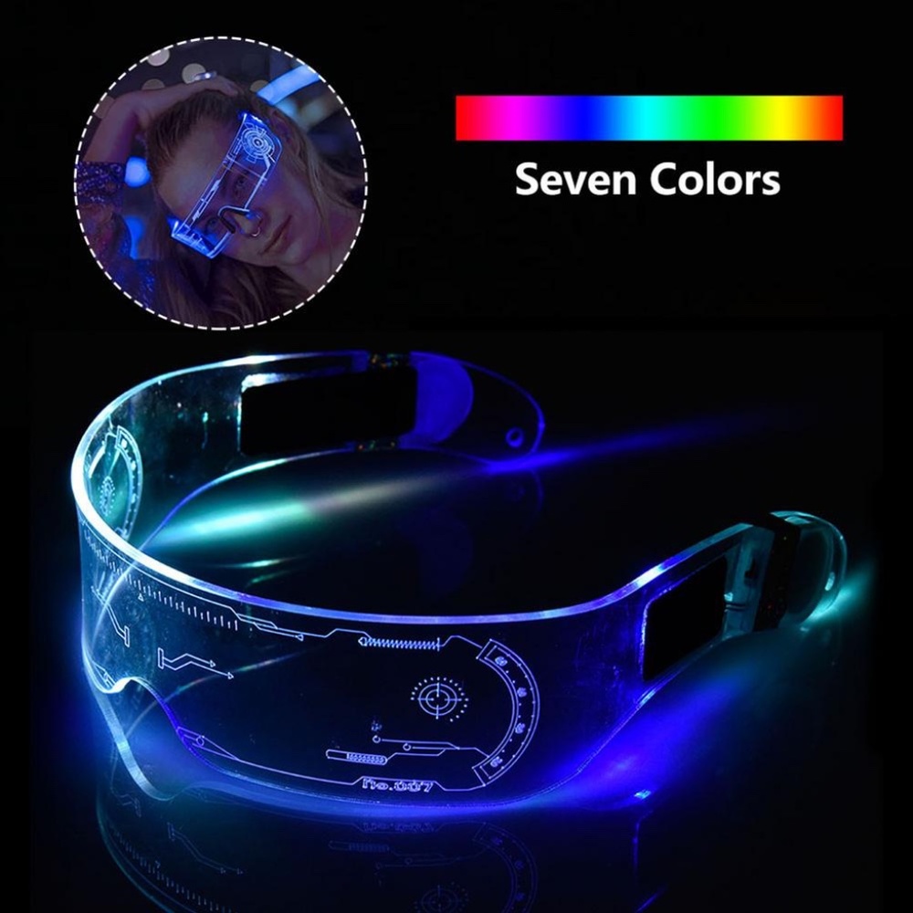 LED Club Glasses Lighting Colorful Glowing Glasses - Picture 4 of 10